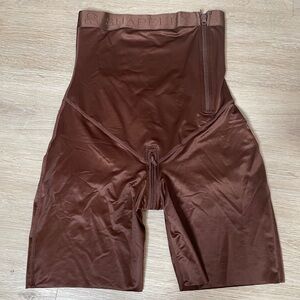 Brown High-Waisted Shapewear